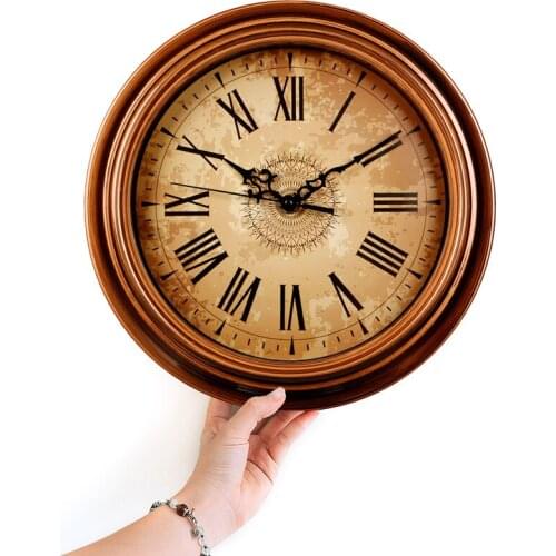 20 style Retro Wall Clock Living Room American European Silent Bedroom Creative Watch Home Relogio De Parede Gift