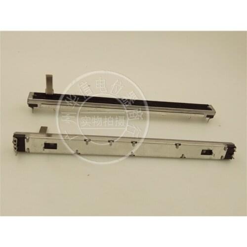 2pcs VEnICEF16 double straight slide fader potentiometer A10K / Handle length 15MMC SC-10080GH