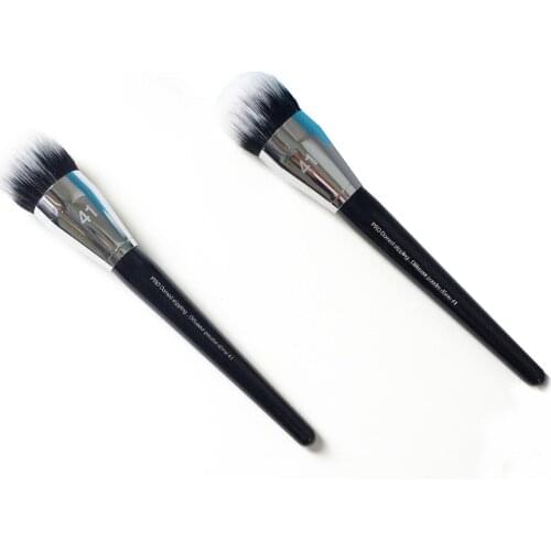 Pro Large Domed Stippling Makeup Brush #41 - Dual Fiber Powder Liquid Cream Foundation Cosmetics Beauty Tools