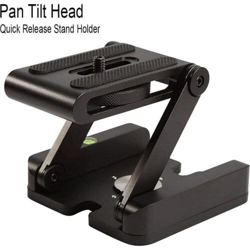 Z Type DSLR Folding Tripod Flex Release Plate Tilt Heads for Canon Nikon Sony DSLR Gopro Acces
