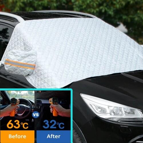 Car Windshield Sunshades Universal Car Sun Shade Protector Front Window Cover for Maximum UV and Sun Protection