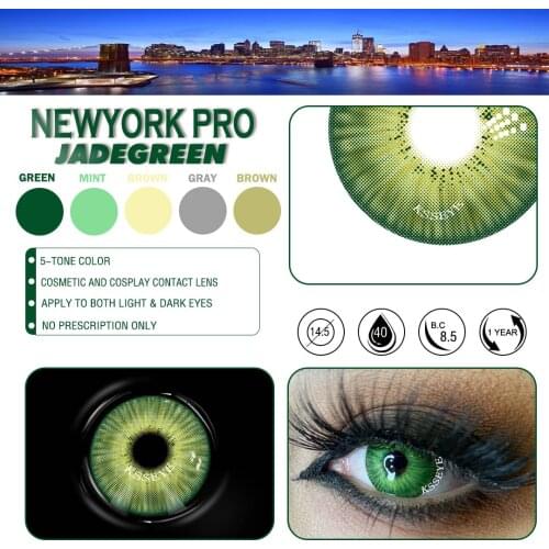 USA Hotsales Fashion Contact Lenses For Eyes 5Tones Contact lens 100% Cover deep eyes Color Contact Lenses Fast shipping