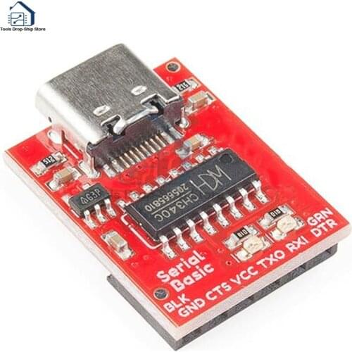 Type C to TTL Serial Port CH340C Module CH340 USB Bus Conversion Chip ISP Communicate Connector for STM32 Serial Port Download