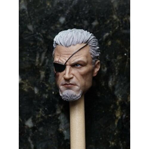 In stock 1/6 Head Sculpt Model Slade Joseph Head Carved Mercenary Fit HT 12'' Figure