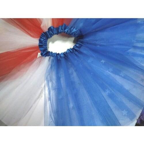 Baby Girls Tutu Skirt American Flag Tutu Skirt 4th of July Star Tutus Kids Girls Party Fancy Tutu