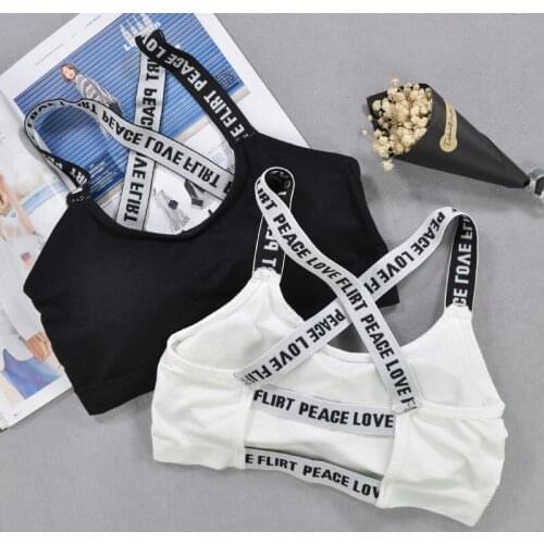 1PC Bralet bh Women Wireless Underwear Cotton Vest Bra Soft Young Girl Bra For Girl Student Sleeping Wear Genie Bra Bralette