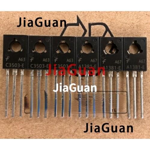 10Pair NEW KSC3503-E KSA1381-E TO-126 triode 3503E 1381E 300V 100mA KSC3503/KSA1381 Audio tube KSC3503E KSA1381E