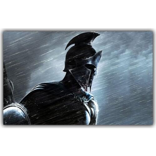 300 Spartan Warriors Art Silk Poster Print 30x48cm 50x80cm Detective Inspirational Movie Pictures Living Room Decor