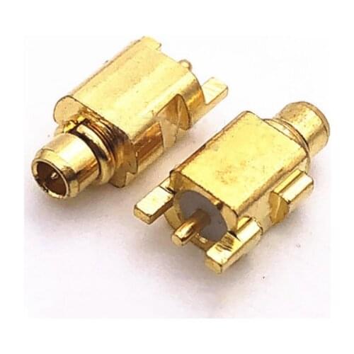 5pcs MMCX Male 3 Pin PCB Mount RF Coax Connector Adapter