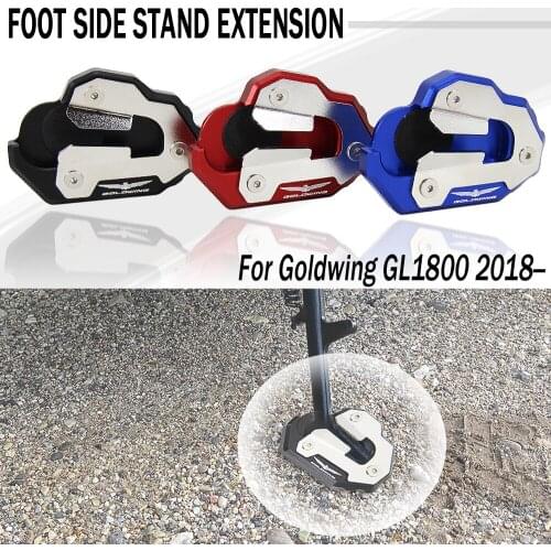 Gold Wing GL 1800 Motorcycle Accessories For Honda Goldwing GL1800 Kickstand Sidestand Stand Extension Enlarger Pad 2018-2021