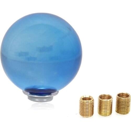 Car Manual Stick Gear Shift Knob Round Ball Shape for Universal with Adapters