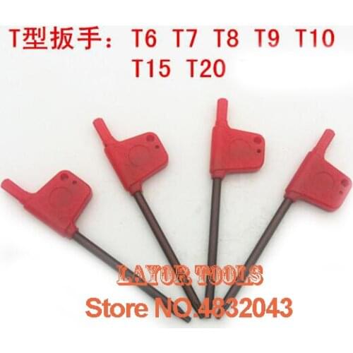 Free Delivery 10Pcs screwdriver screwdriver inner six angle wrench T10 small type wrench