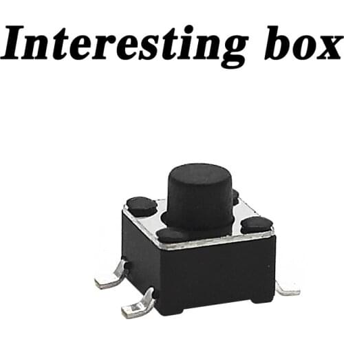 Free shipping TS-C015 touch switch 4.5*4.5*4.5 patch copper foot micro button DIY handmade accessories