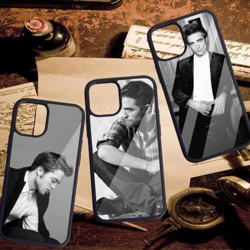 Robert Pattinson Standing Phone Case PC for iPhone 11 12 pro XS MAX 8 7 6 6S Plus X 5S SE 2020 XR