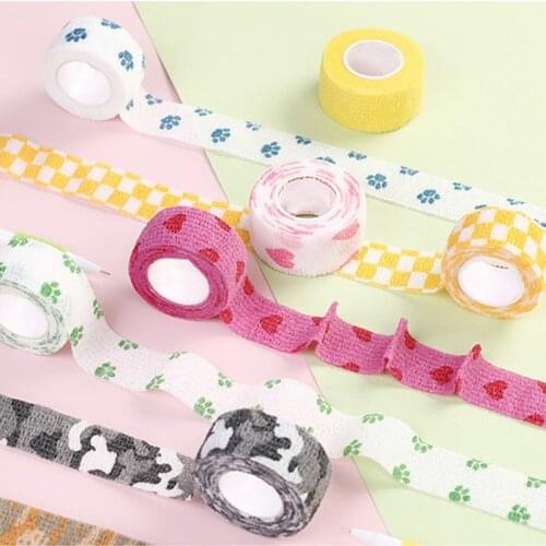 4.5m Colorful Sport Self Adhesive Elastic Bandage Wrap Tape Elastoplast for Knee Support Pads Finger Ankle Palm Shoulder