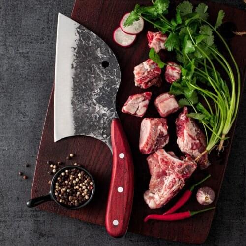 Forged guard kitchen knife household chopping knife kitchen knife slicing knife chopping double butcher blade sharp