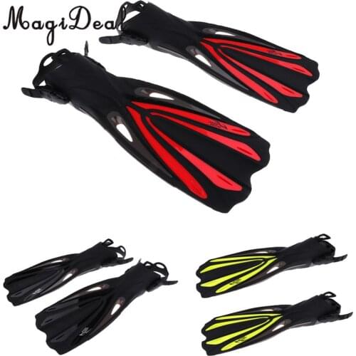 MagiDeal Premium Scuba Diving Swimming Snorkeling Training Aid Fins Foot Flippers for Adult Men Women Water Sports