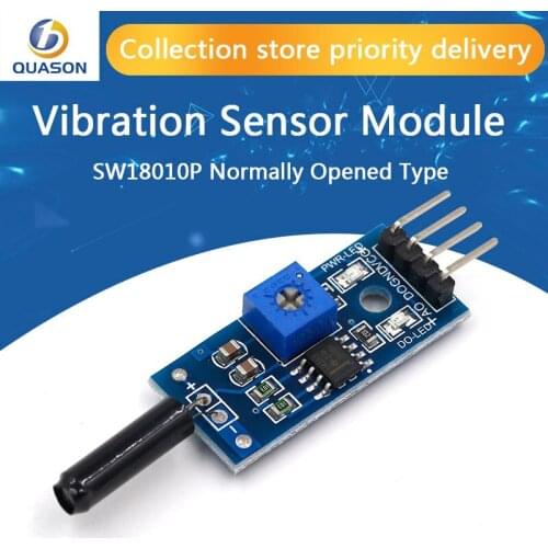 Vibration Sensor Module Normally Opened Type SW18010P Vibration switch alarm sensor module for Arduino