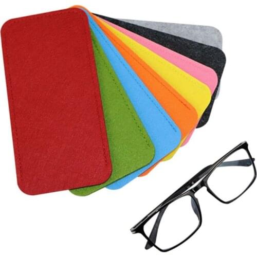 Soft Felt Sunglasses Eyeglasses Sleeve Glasses Pouch Case Organizer Bag