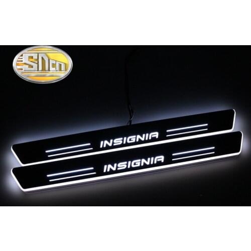 LED Door Sill Scuff Plate Guards Door Sill for Opel Insignia GS Mokka Zafira Vectra Corsa Astra Ampera Adam dynamic pedal