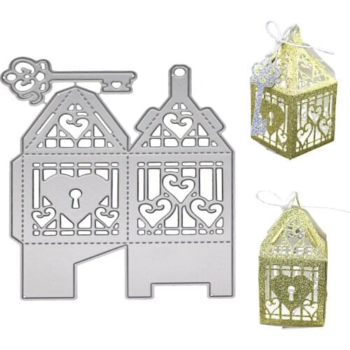 Three-dimensional Box Craft Dies Wedding Decoration For Scrapbooking Gift Candy Box Greeting Card Metal Cutting Dies Stencils