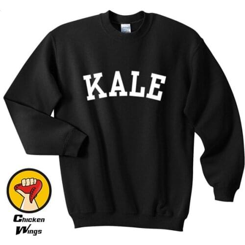 Tumblr sweatshirt instagram sweatshirt funny and kale print hipster Top Crewneck Sweatshirt Unisex More Color