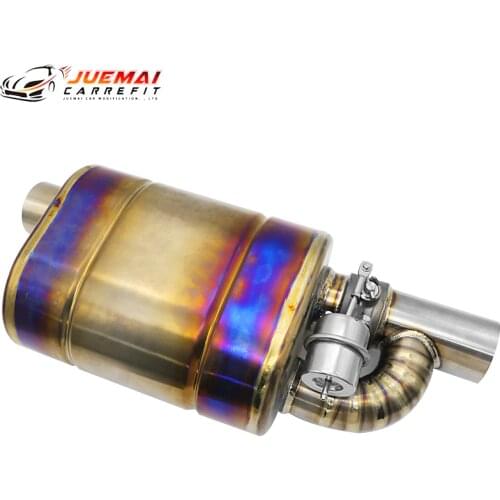 Gradient Universal Car Exhaust System Vacuum Valve Control Exhaust Pipe Variable Silencer Titanium alloy