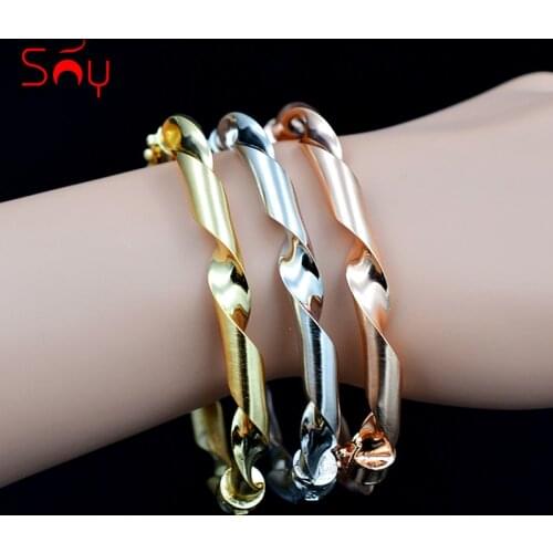 Sunny Jewelry Hot Selling Round Bangles Set For Women Cuff Bracelet For Party Anniversary Jewelry Gift Bohemia Jewelry Findings
