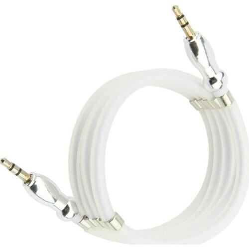 1M Magnetic 3.5mm Jack AUX Audio Cable Male to Male Aux Cord For PC Phone Car Headphone MP3/4 Speaker Wire