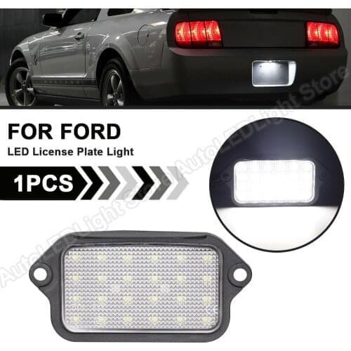 1Pcs Car LED License Number Plate Light Lamp White Light For 2005 2006 2007 2008 2009 Ford Mustang 2005 2006 2007 2008 2009