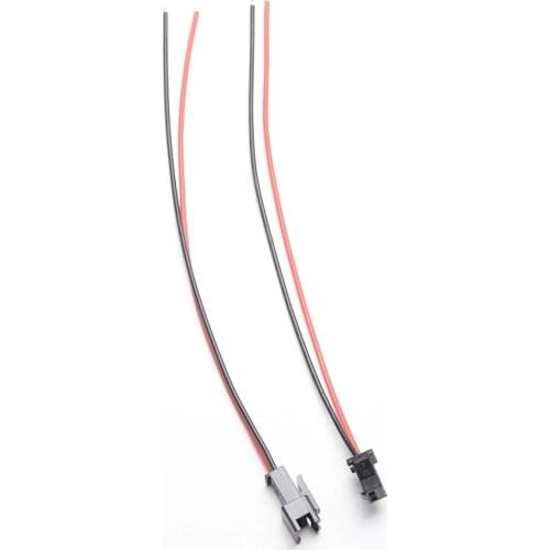 10pairs 2pin JST Connector Pluggable Male Female Cable Wire for SMD 3258 5050 3014 Led Strip Light Tape Auto RC Battery