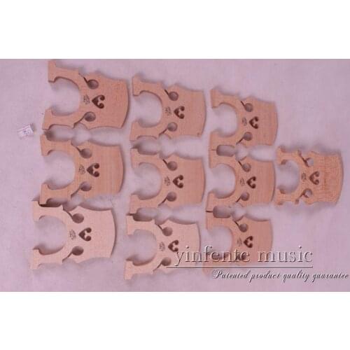 10 pcs cello Bridge Baroque style maple wood High quality yinfente cello bridge