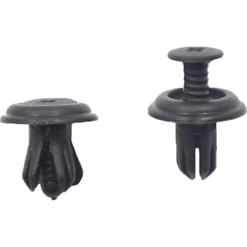 100pcs Plastic Fastener Clips 6mm expanding rivet For Toyota Honda universal Retainer Clip