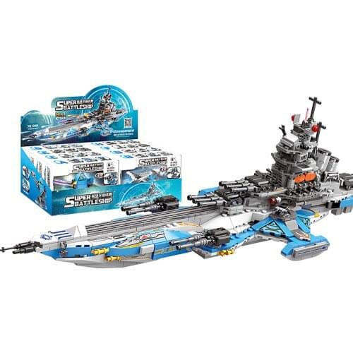 872 PCS 8 IN 1 Children Building Blocks Compatible Bricks Warship Spacecraft Aircraft Kids Toys Boys Birthday Gift ABS Plastic
