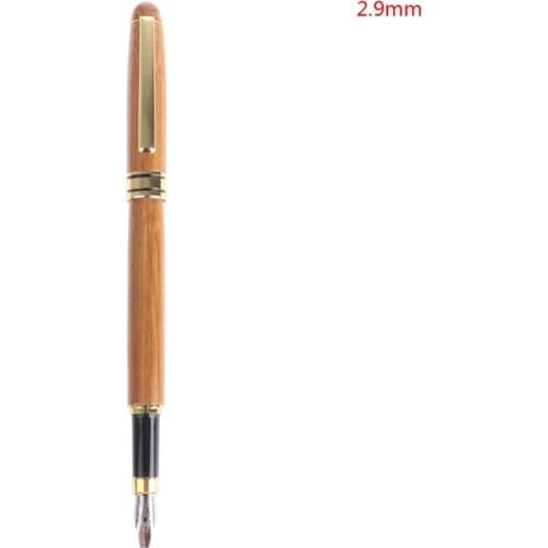 Bamboo Calligraphy Art Fountain Pen Chisel-pointed Nib 0.7mm-3.0mm Writing Tool