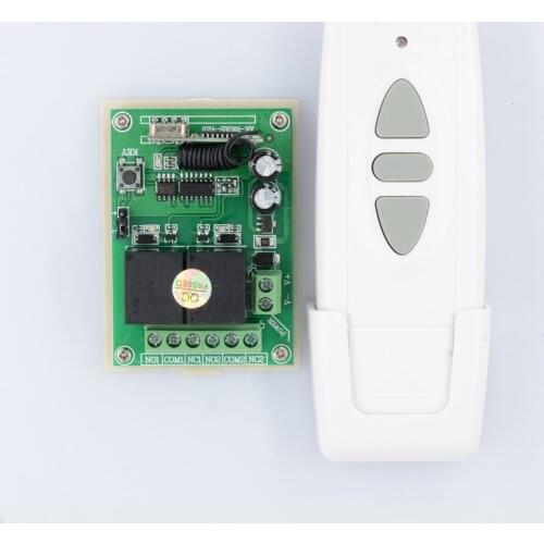 DC 12V 2CH Wireless Remote Control Switch For Motor Forward Stop Reverse Motor Big Remote Controller 315/433MHZ