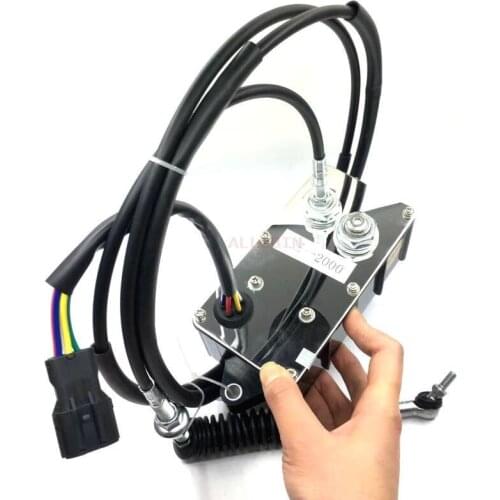 For SANY SY AC2/2000 75 215 235 Throttle motor Throttle control motor Cable plug excavator accessories