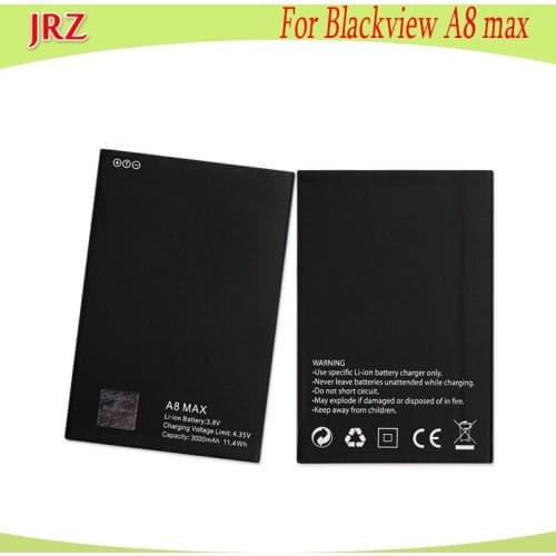 JRZ LOT=10PC 3.8V 3000mAh battery For Blackview A8 Max phone Replacement Batteries Bateria