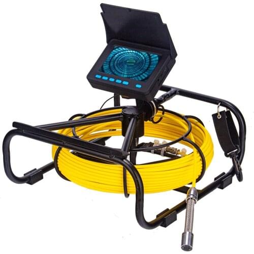 Pipe Inspection Camera 10/20/30/50M, SYANSPAN Sewer Camera with DVR 16GB FT Card Drain Industrial Endoscope IP68 8500MHA Battery