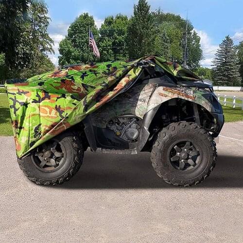 M L XL 2XL ATV Camouflage Cover Waterproof Covers Universal Fit FortractorMotorcycle Cover Universal Outdoor Uv Protector All Se