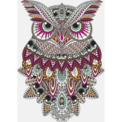Hot Sell Personality Car Sticke Forest Tribe Owl Accessories Vinyl PVC 15cm*11cm Motorcycle Reflective Car Window Decal