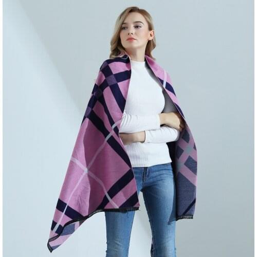 2019 Autumn Winter Female geometric Scarf Women Cashmere shawls Scarves Long Shawl Wrap Blanket Warm Tippet wholesale LL190721