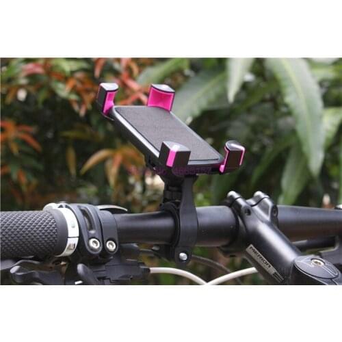 By DHL 100pcs Universal Bicycle Phone Holder 4.5-7" Navigation Clip Stand For Phone Mount Bracket Road Bike Phone Holder