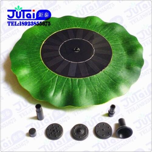 Floating Solar Lotus Leaf Fountain Solar Water Pump Brushless DC Water Pump AS180-0814B