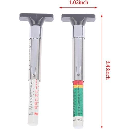 25mm Car Tyre Measuring Pen Universal Tire Tread Pattern Depth Measuring Tool Thickness Detection Gauge