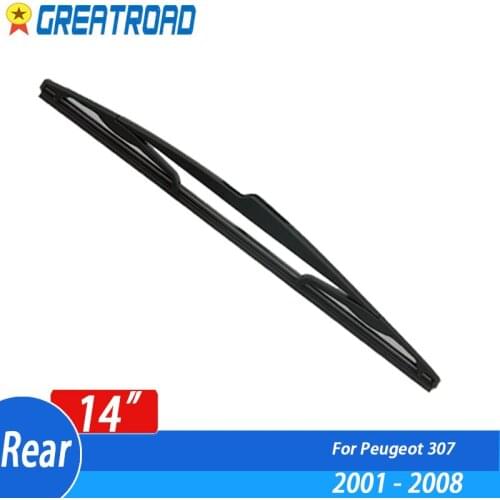 Wiper 14" Rear Wiper Blade For Peugeot 307 2001 - 2008 Windshield Windscreen Rear Window