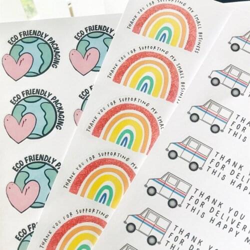 Thank You for your order stickers，Thank You for your purchase stickers，Custom Social Media Stickers