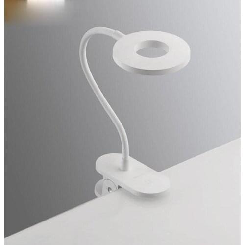 Xiaomi Yeelight LED Desk Lamp Clip-On Night Light USB Rechargeable 5W 360 Degrees Dimming Reading Lamp For Students Bedroom