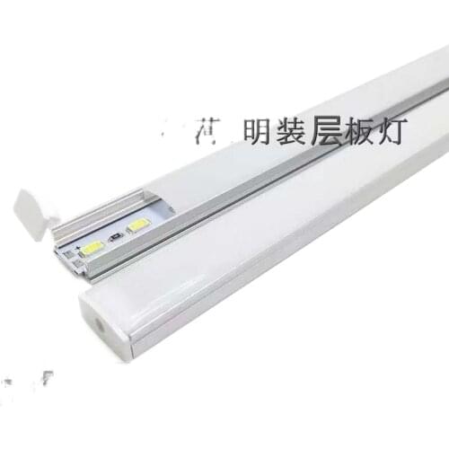 Thin LED lamp wardrobe cabinet cabinet shelf lighting lamps display cabinets embedded hidden surface mounted lamp light sensor l