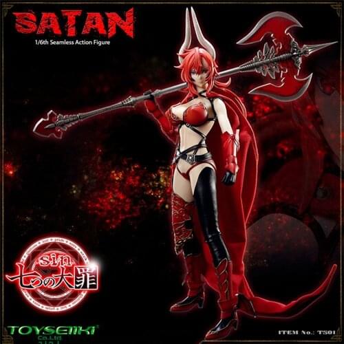 TOYSEIIKI TS01 1/6 Scale Seven Mortal Sins-Satan Action Figure TBLeague Full Set Action Figure Doll Model for Fans